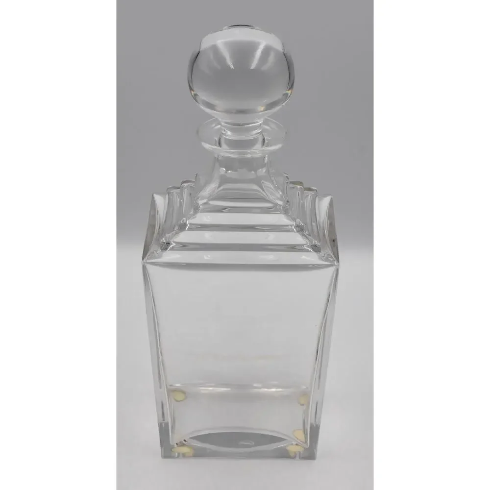 Tiffany & Co. by Vilca Crystal Art Deco Frank Lloyd Wright Wine Liquor Decanter